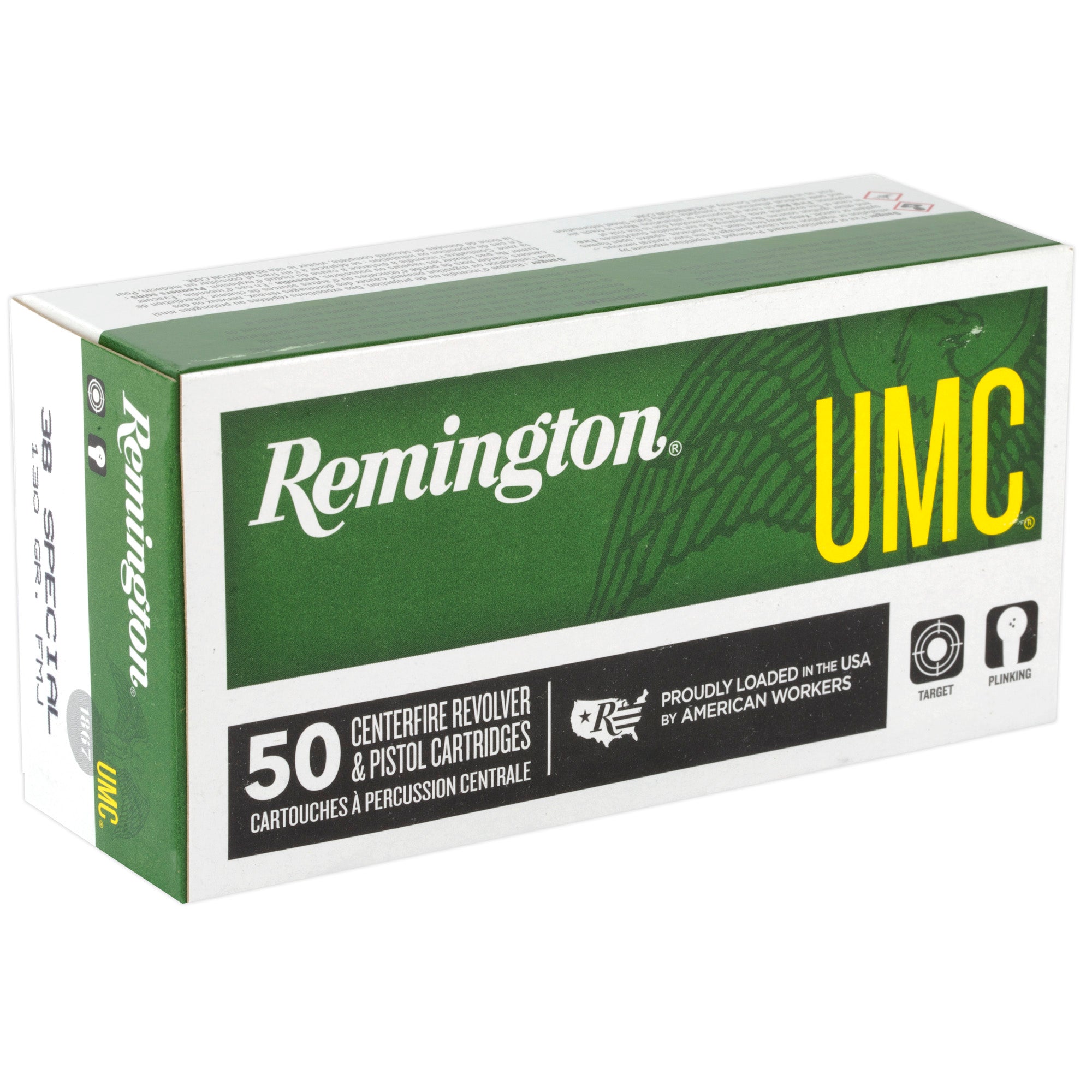 Remington UMC 38 Special 130-Grain Full Metal Jacket Ammunition (50 Rounds/Box)
