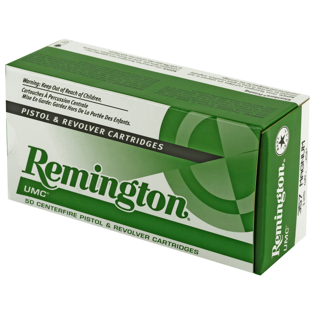 Remington UMC .357 Magnum 125 Grain Jacketed Soft Point Ammunition - 50 Rounds