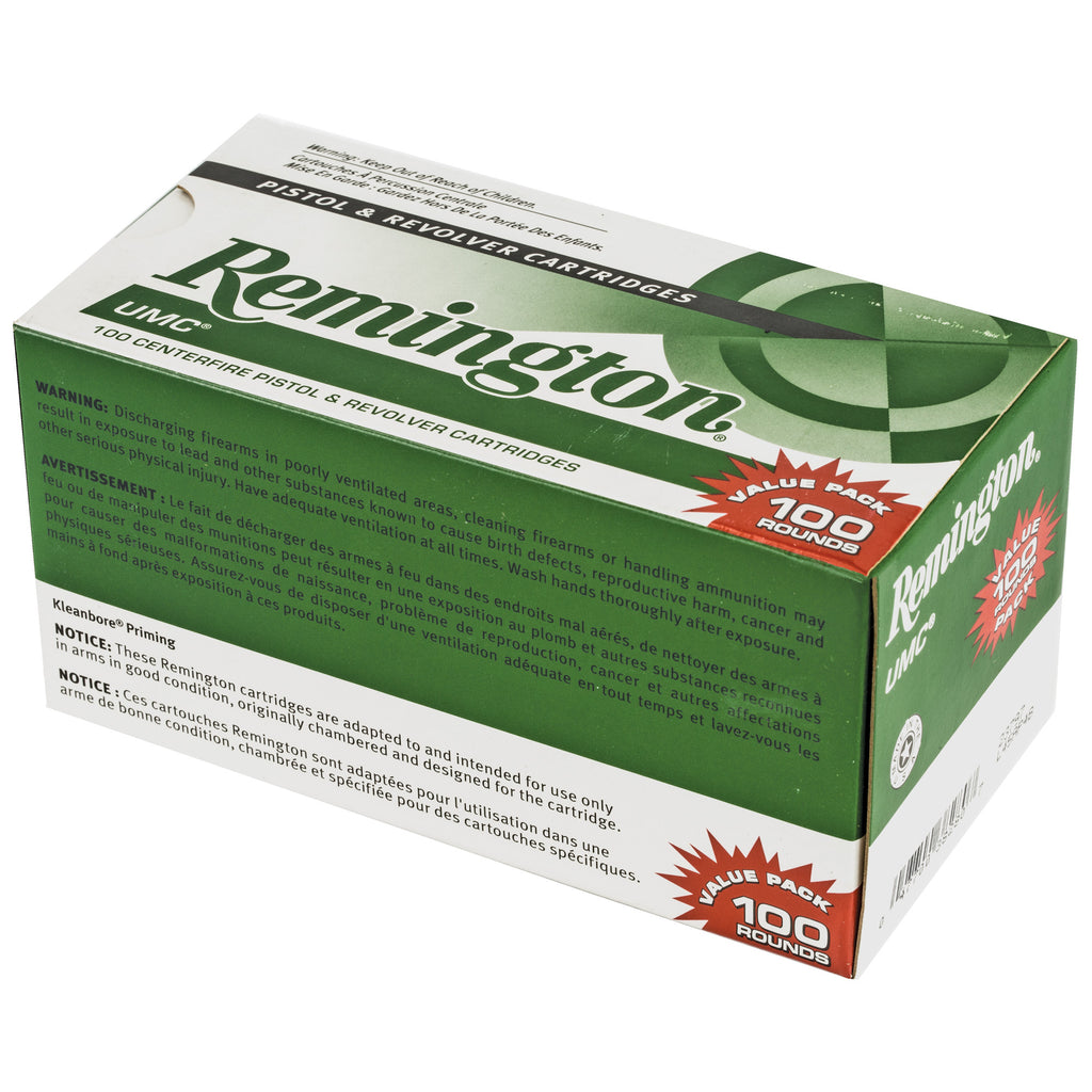 Remington UMC VP 45 ACP 230-Grain Full Metal Jacket Ammunition – 100 Rounds per Box