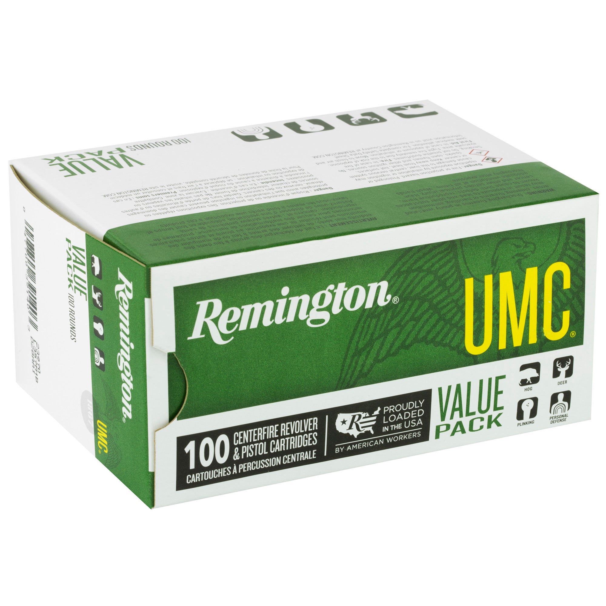 Remington UMC 357 Magnum 125-Grain Semi-Jacketed Hollow Point Ammunition - Value Pack