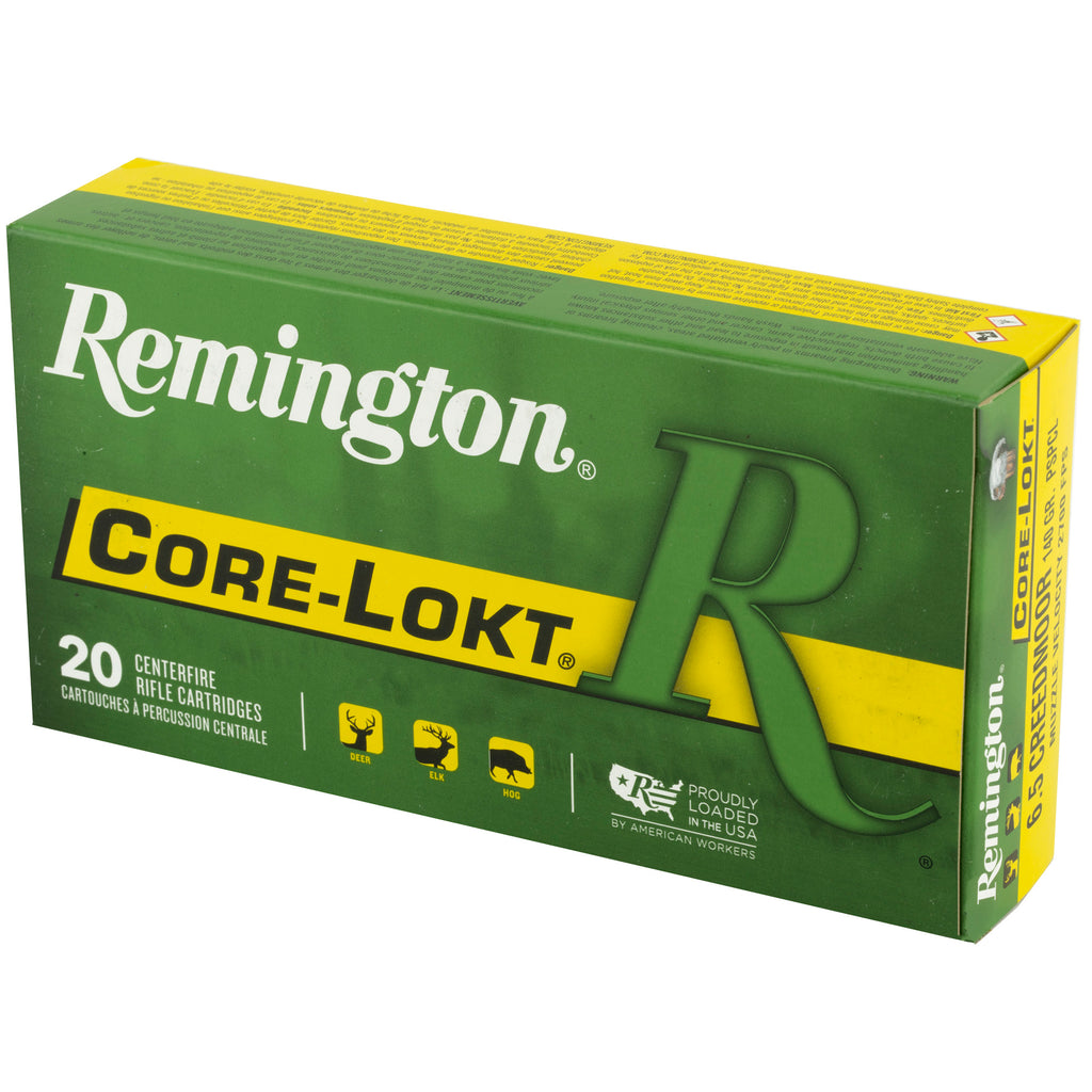 Remington Core-Lokt 6.5 Creedmoor 140 Grain Pointed Soft Point Ammunition (20/200)
