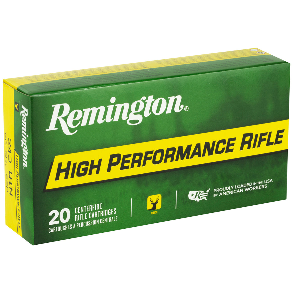 Remington Core Lokt 243 Winchester 80-Grain Pointed Soft Point Ammunition (20 Rounds)