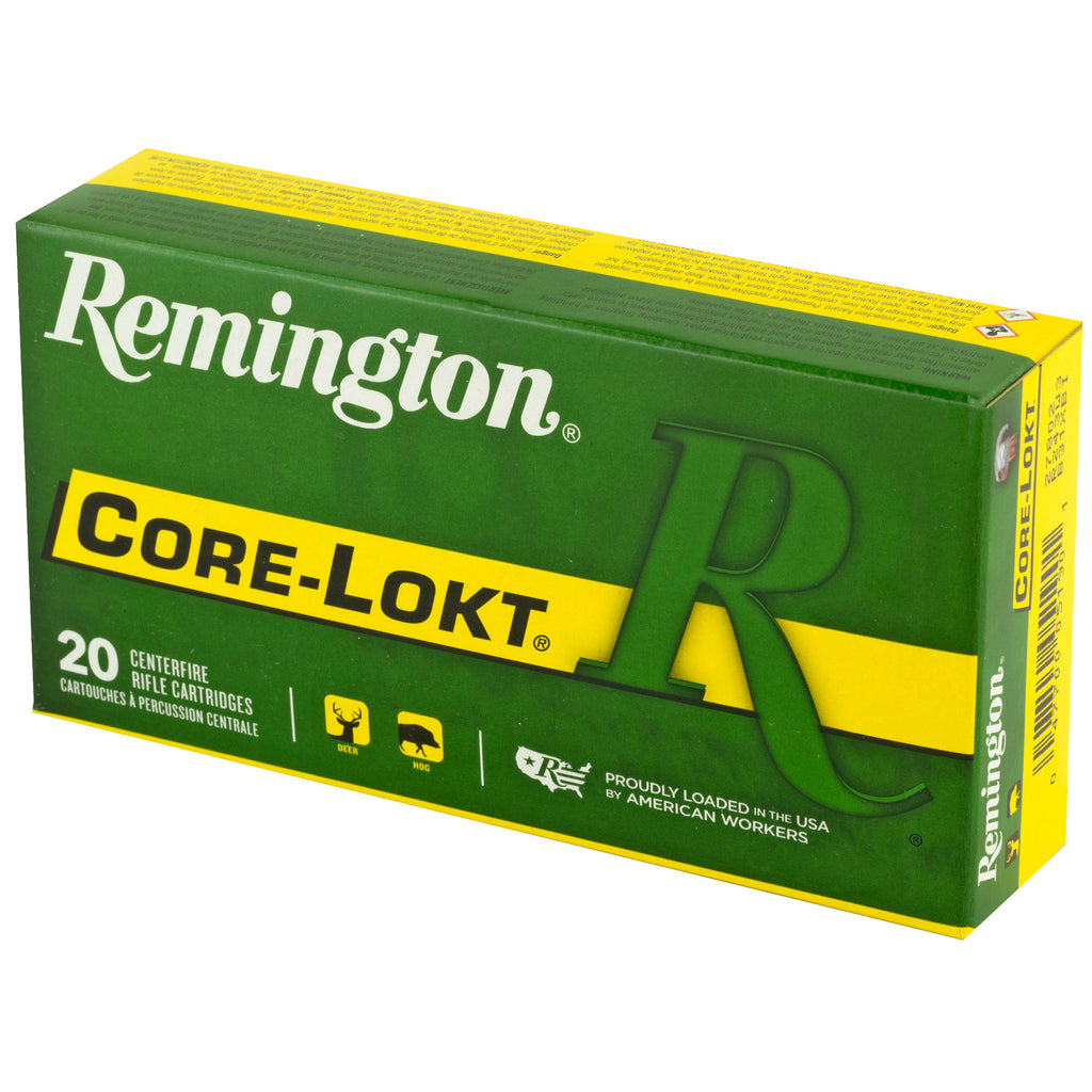 Remington Core-Lokt 243 Winchester 100 Grain Pointed Soft Point Ammunition - Reliable Big Game Hunting Ammo