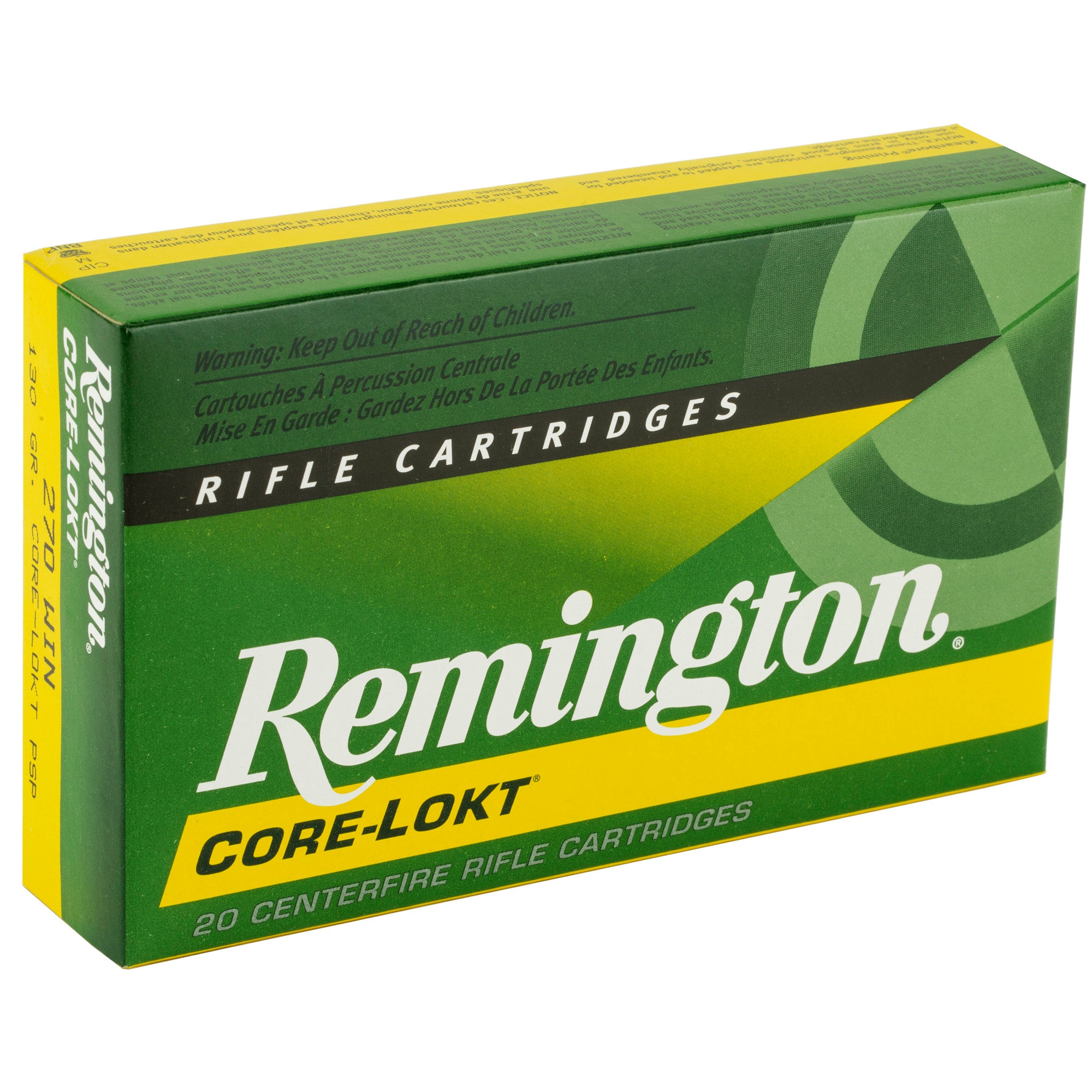 Remington Core-Lokt 270 Winchester 130-Grain Pointed Soft Point Ammo – Reliable Big Game Hunting