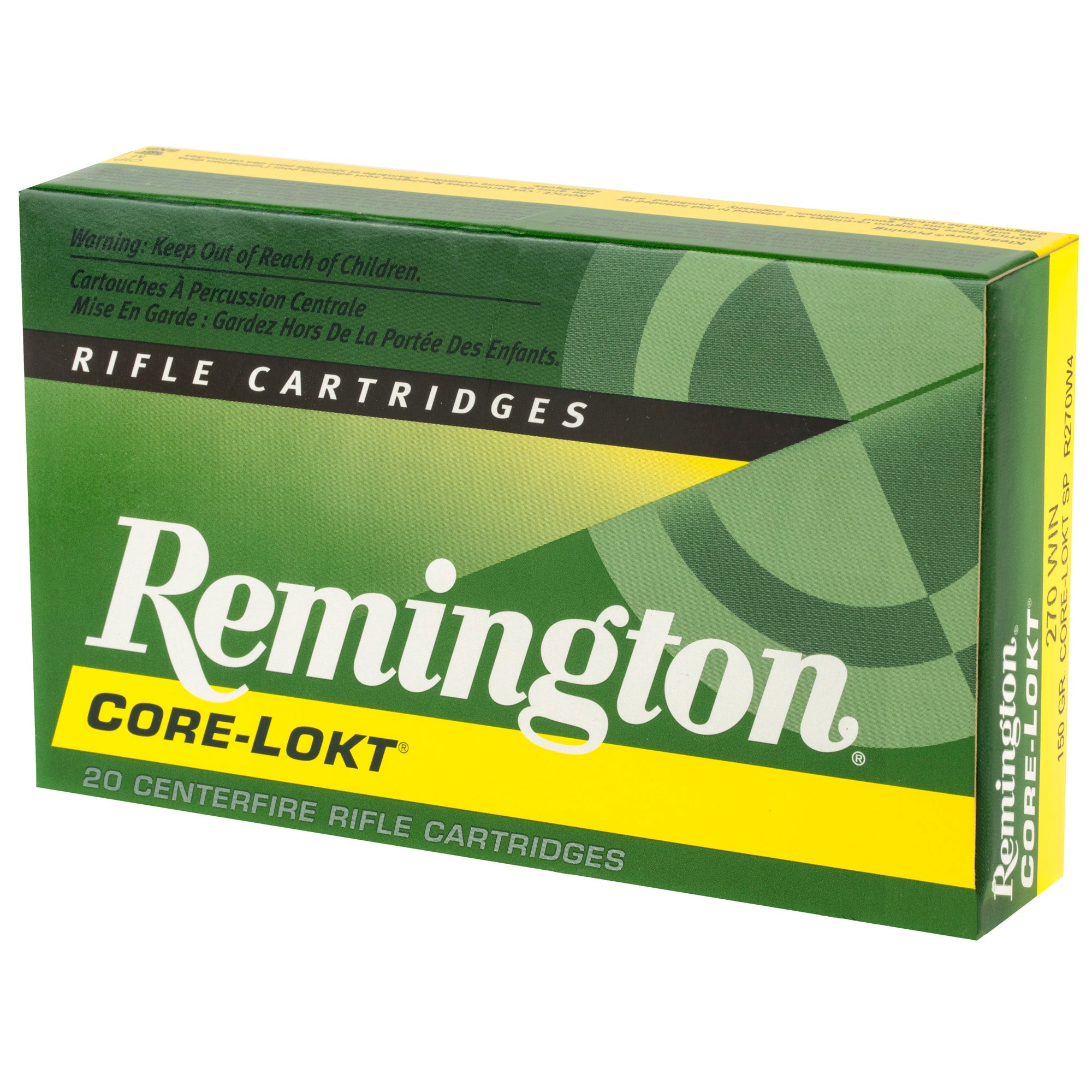 Remington Core-Lokt Ultra Bonded 150 Grain Soft Point Ammo for 270 Winchester Rifle
