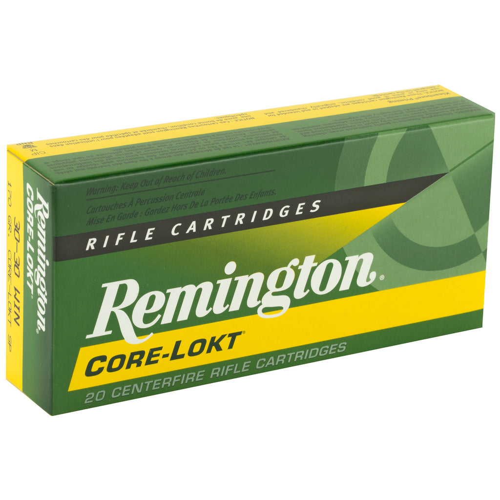 Remington Core-Lokt 30-30 Winchester 170 Grain Soft Point Ammunition (20 Rounds per Box)