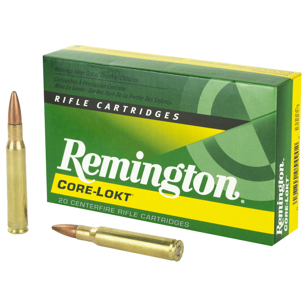 Remington Core-Lokt 30-06 Springfield 180 Grain Pointed Soft Point Ammunition - Trusted Big Game Load
