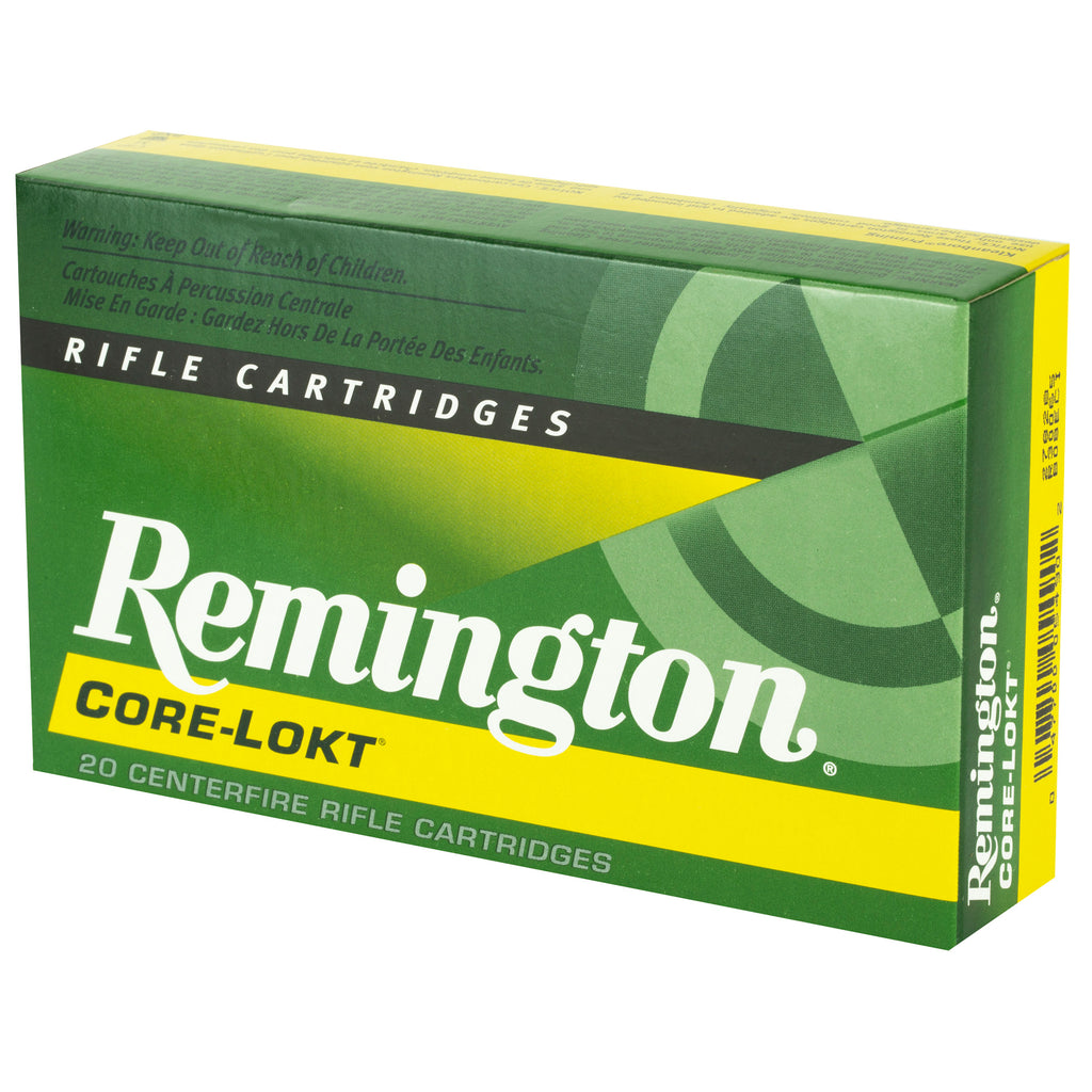 Remington Core-Lokt 30-06 Springfield 180 Grain Pointed Soft Point Ammunition - Trusted Big Game Load
