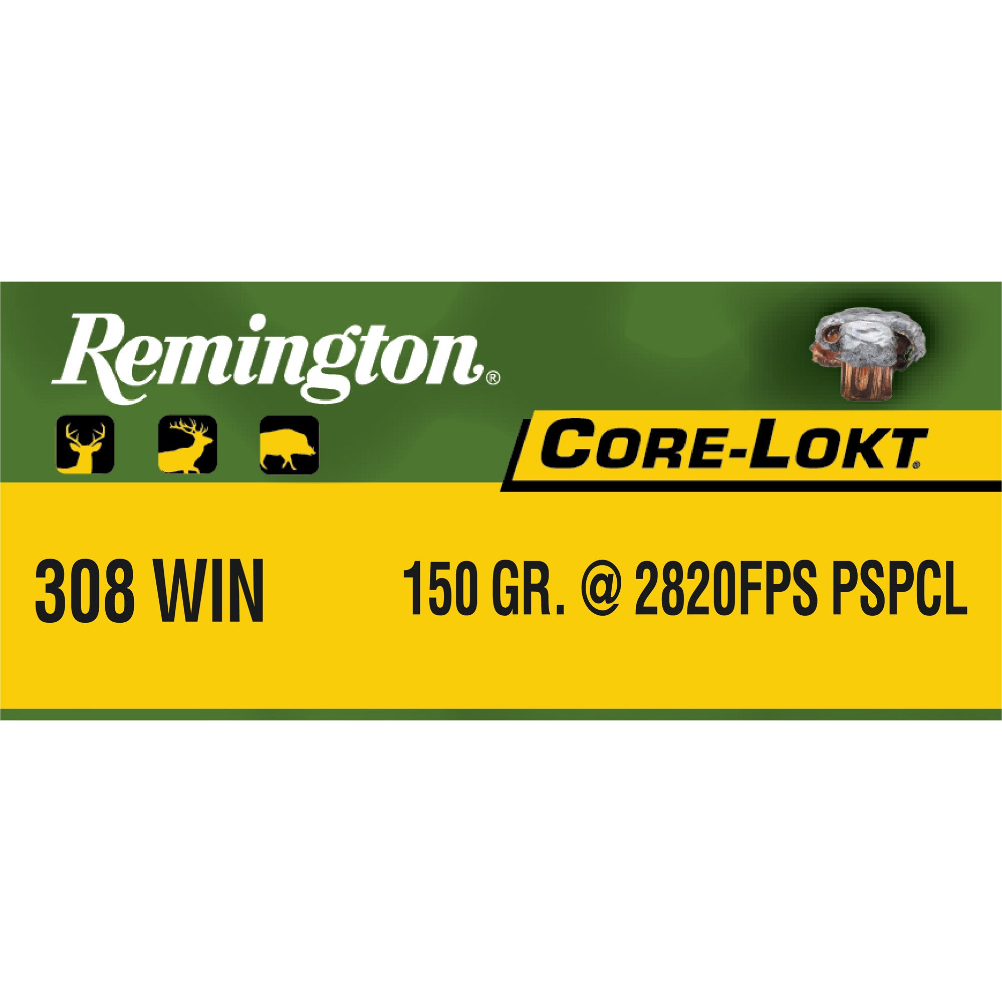 Remington Core-Lokt .308 Winchester 150 Grain Pointed Soft Point Ammunition (20 Rounds)