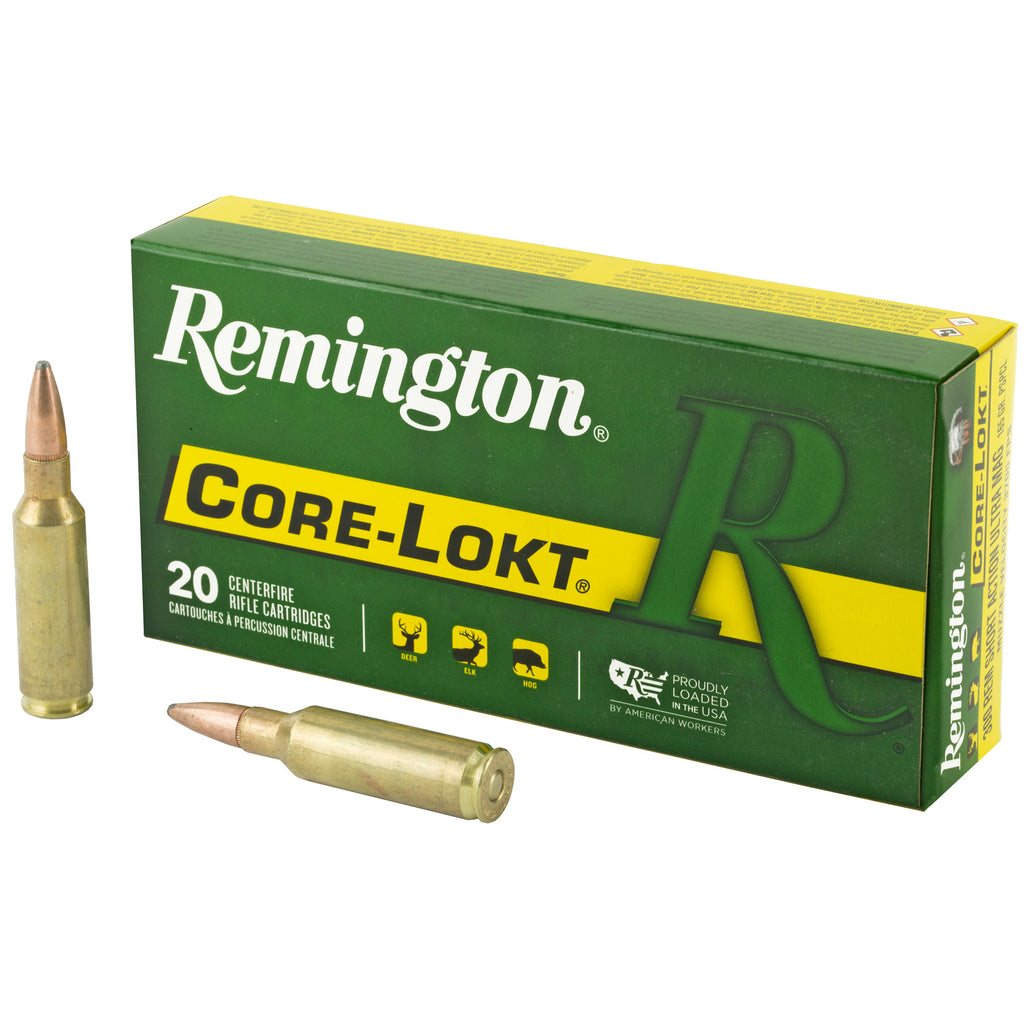 Remington Core-Lokt 300 Remington Short Action Ultra Mag 165-Grain Pointed Soft Point Ammunition