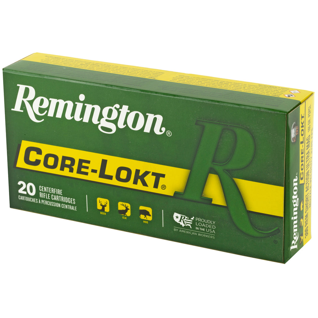 Remington Core-Lokt 300 Remington Short Action Ultra Mag 165-Grain Pointed Soft Point Ammunition