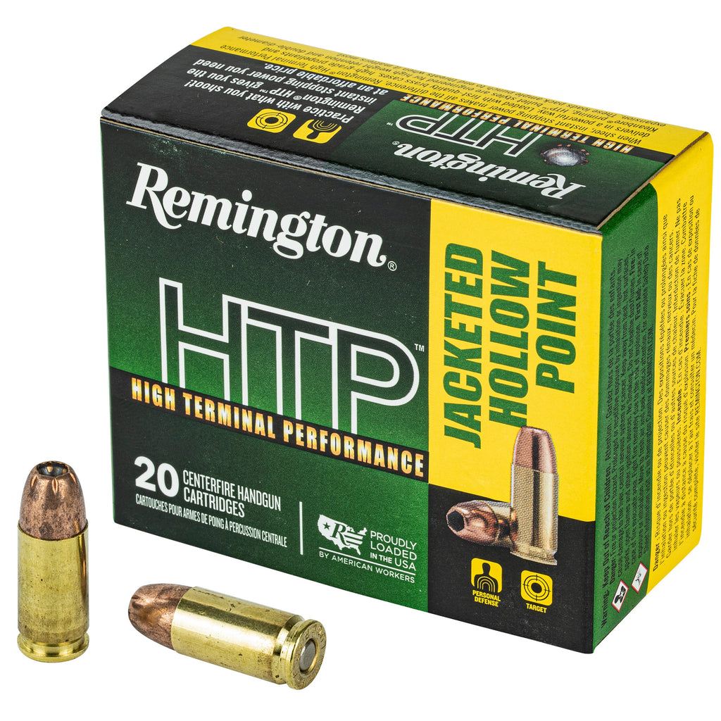 Remington High Terminal Performance 9mm +P 115-Grain Hollow Point Ammunition (20 Rounds)