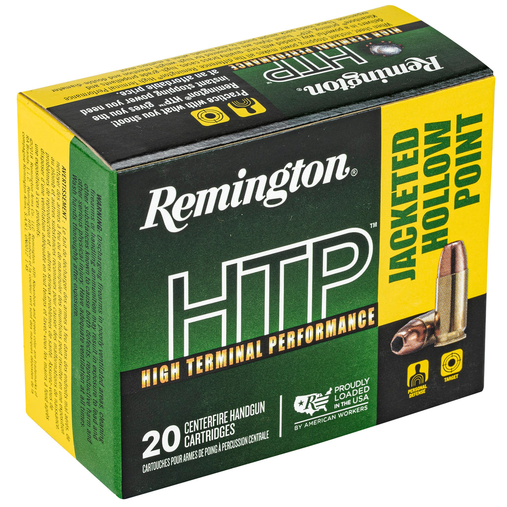 Remington High Terminal Performance 9mm +P 115-Grain Hollow Point Ammunition (20 Rounds)