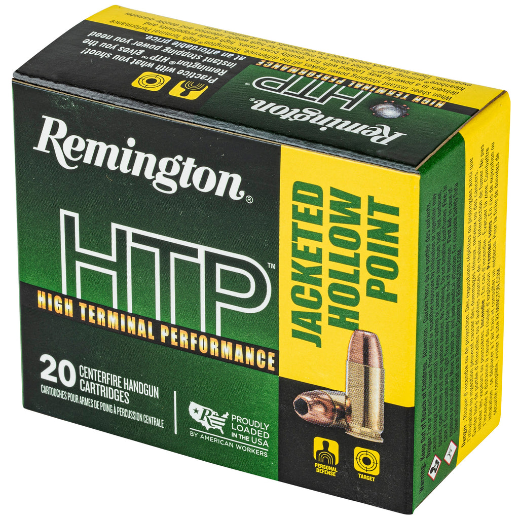 Remington High Terminal Performance 9mm +P 115-Grain Hollow Point Ammunition (20 Rounds)