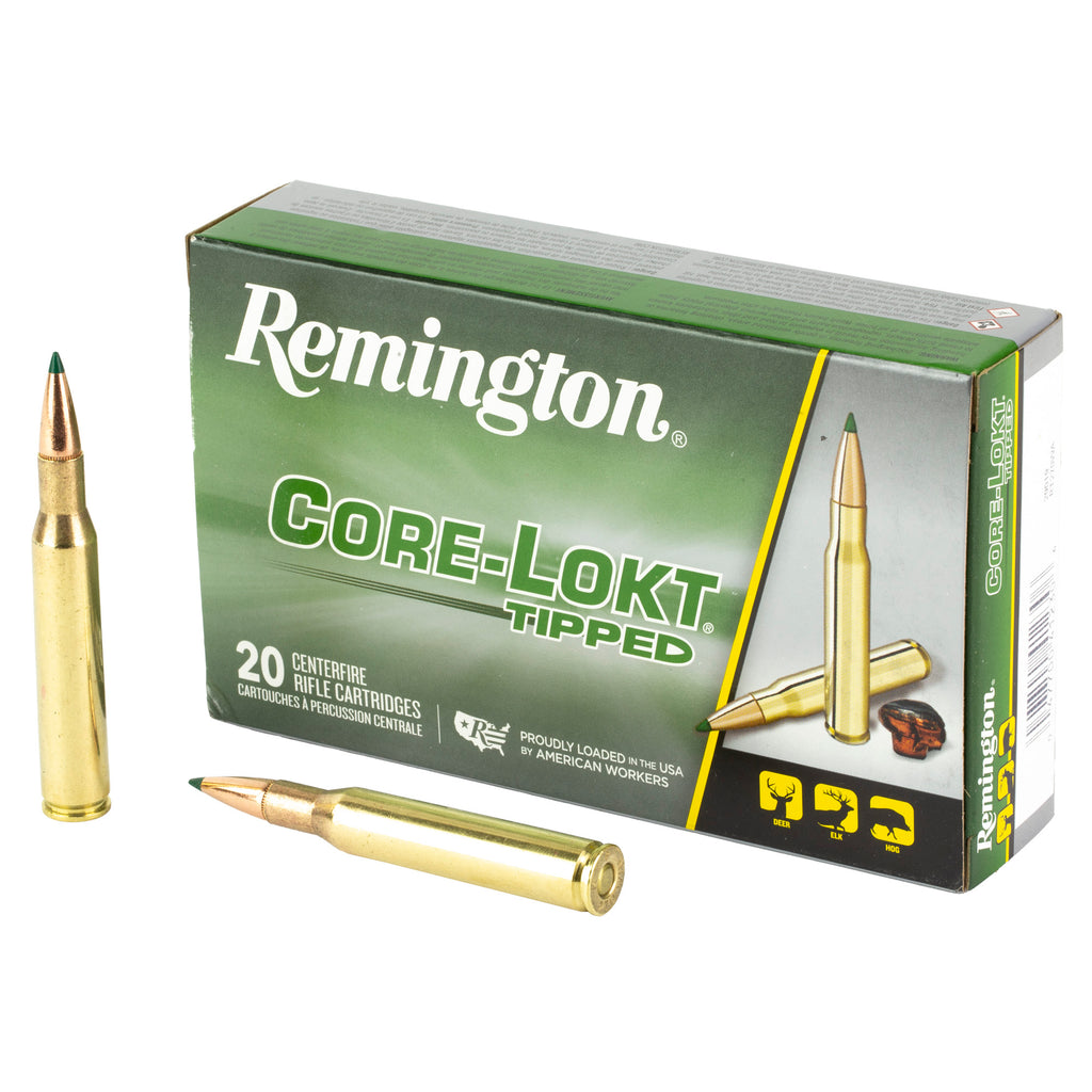 Remington Core-Lokt Tipped 270 Winchester 130-Grain Rifle Ammunition - 20 Rounds