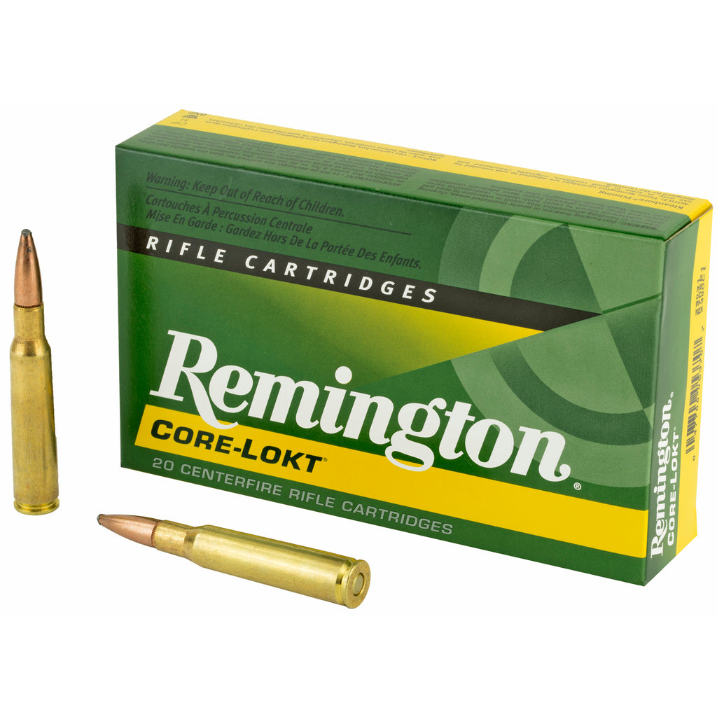Remington Core-Lokt 7mm Mauser 140 Grain Pointed Soft Point Ammunition (Model PSP)