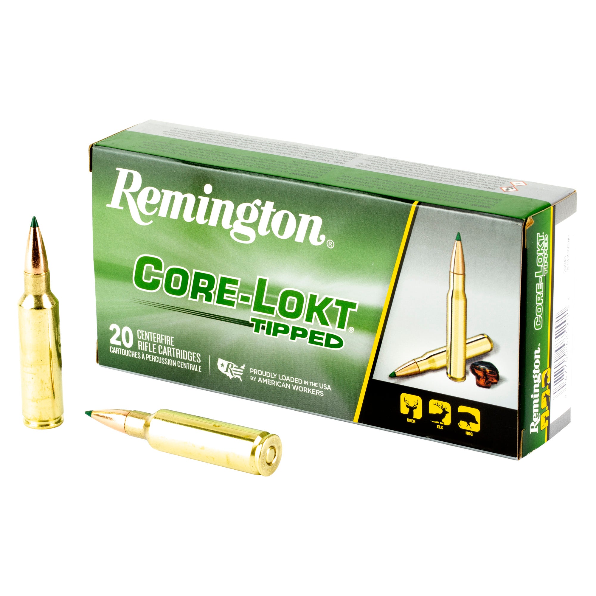 Remington Core-Lokt Tipped 300 Winchester Short Magnum Ammo - 150 Grain, 20 Rounds per Box