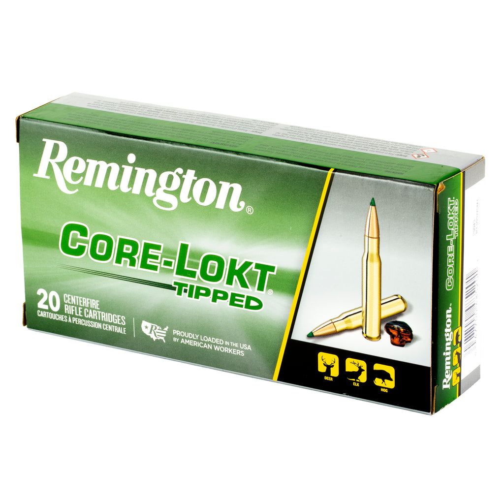Remington Core-Lokt Tipped 300 Winchester Short Magnum Ammo - 150 Grain, 20 Rounds per Box