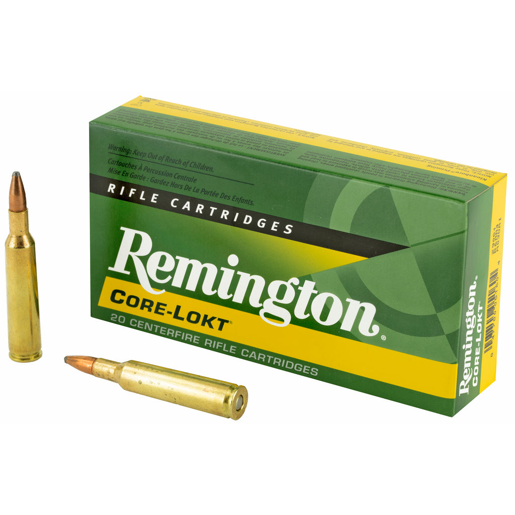 Remington Core-Lokt 6mm Remington 100 Grain Pointed Soft Point Ammunition - Trusted Big Game Choice