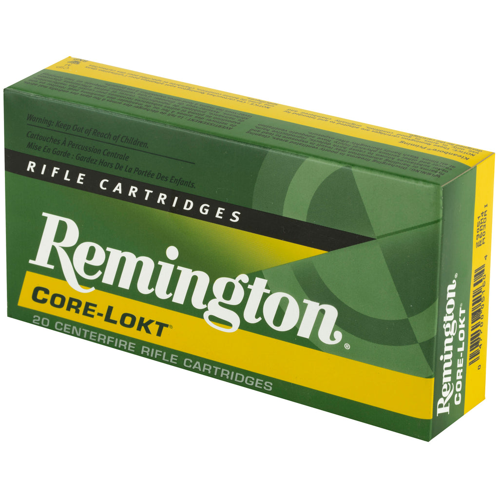 Remington Core-Lokt 6mm Remington 100 Grain Pointed Soft Point Ammunition - Trusted Big Game Choice