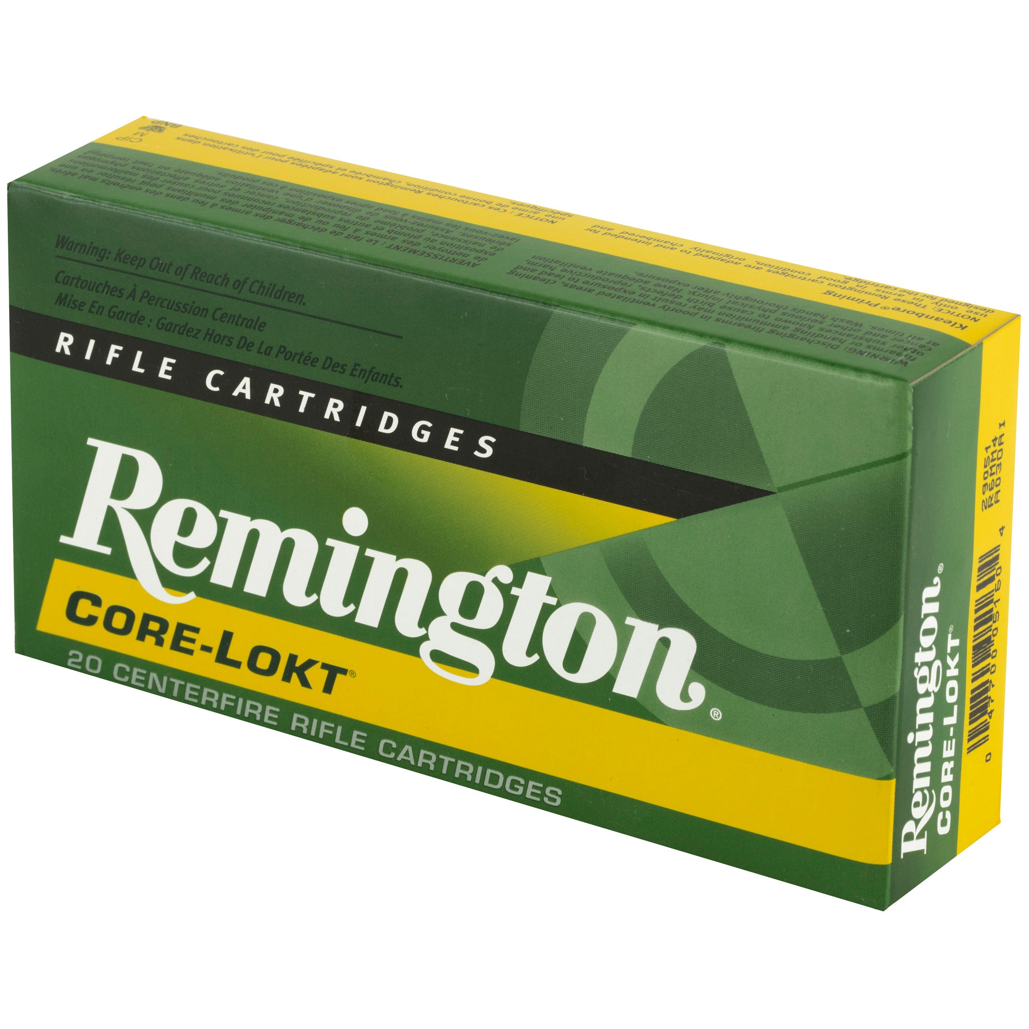 Remington Core-Lokt 6mm Remington 100 Grain Pointed Soft Point Ammunition - Trusted Big Game Choice