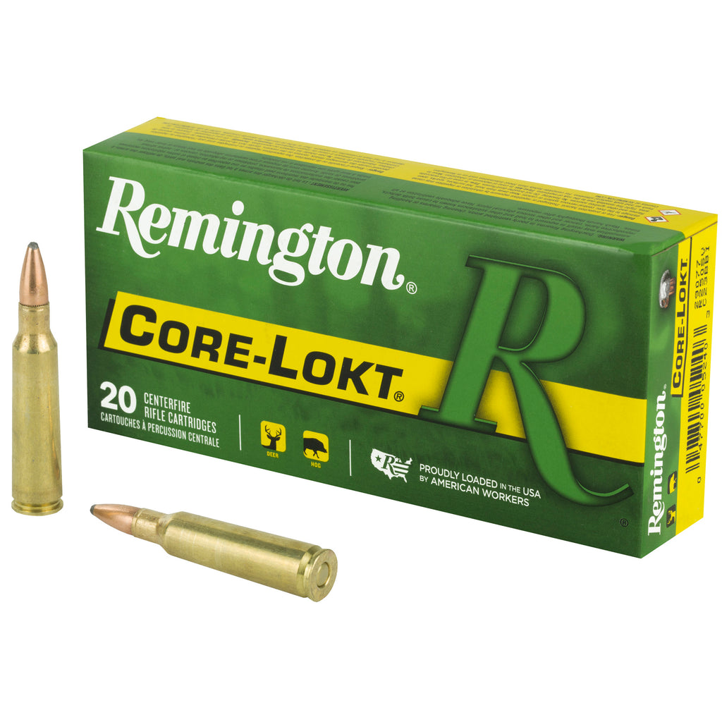 Remington Core-Lokt 250 Savage 100-Grain Pointed Soft Point Ammunition (20 Rounds per Box)