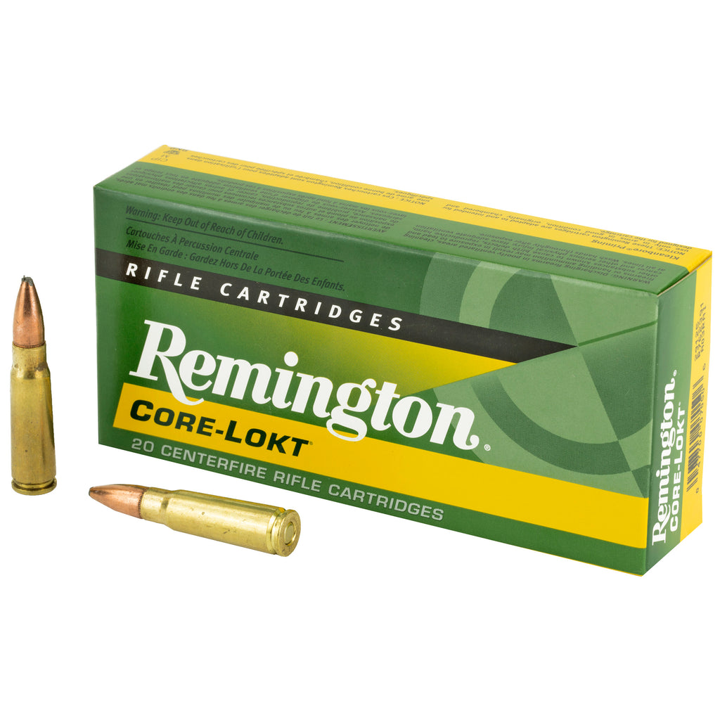 Remington Core-Lokt 7.62x39 125 Grain Pointed Soft Point Ammunition - 20 Rounds