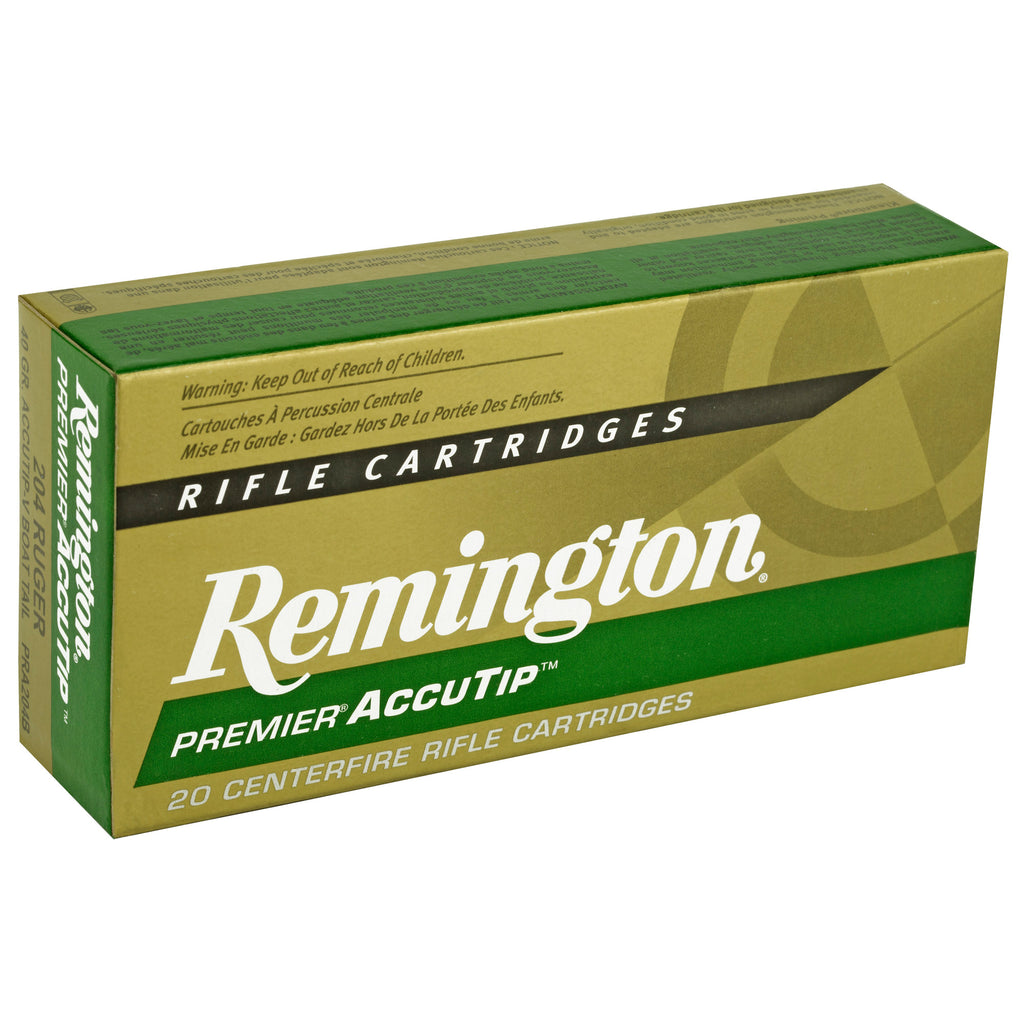 Remington Premier AccuTip V .204 Ruger 40-Grain Varmint Bullet (20 Rounds per Box)