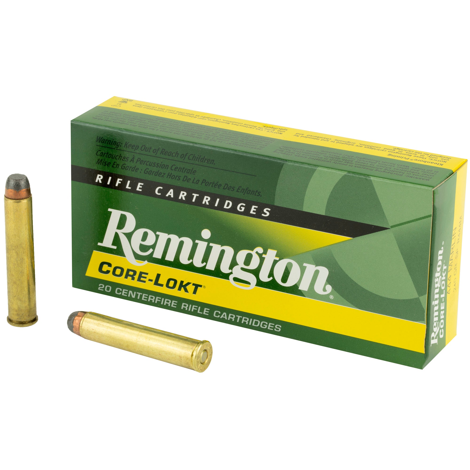 Remington Core-Lokt 444 Marlin 240-Grain Soft Point Ammunition – Trusted Big Game Hunting Load