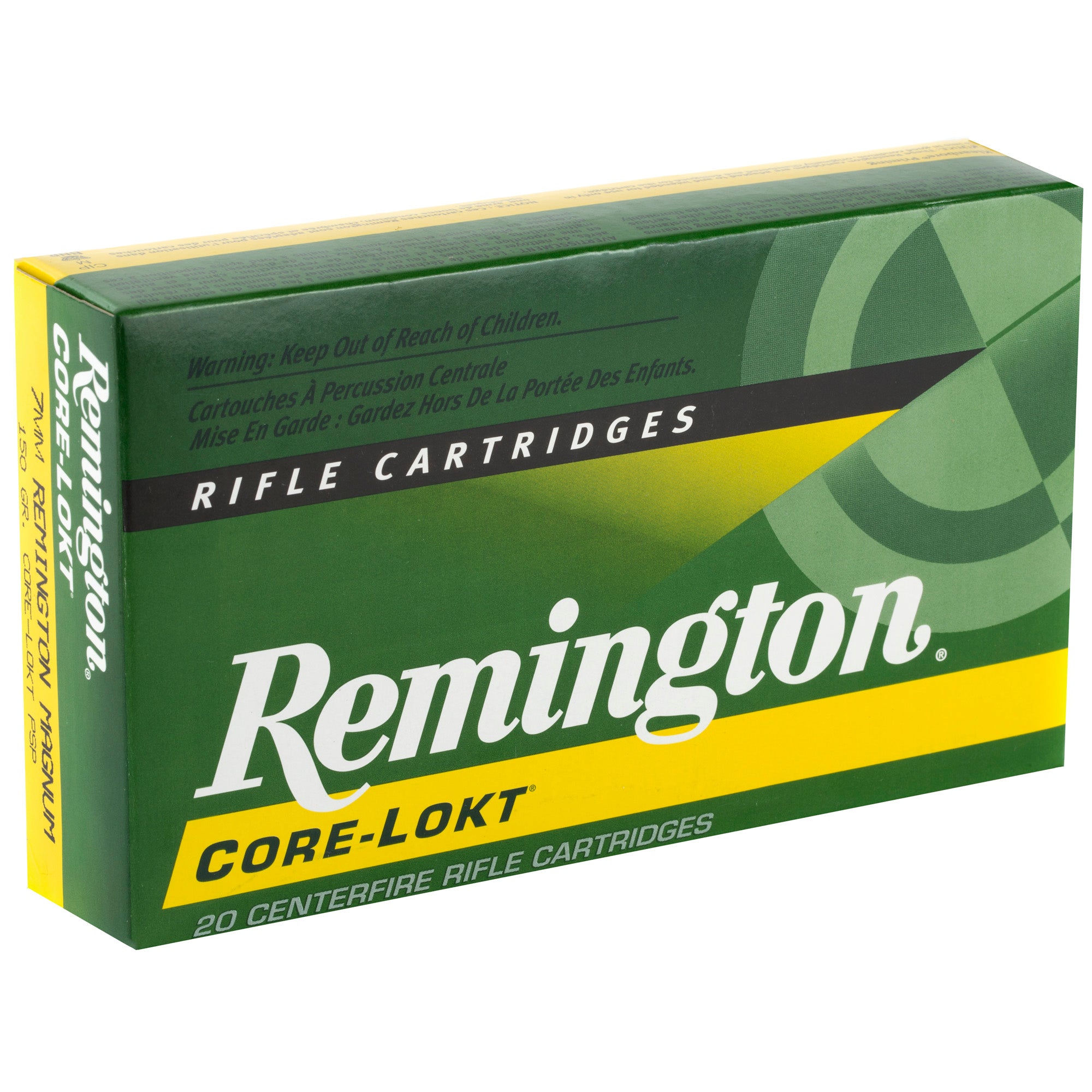 Remington Core-Lokt 7mm Remington Magnum 150 Grain Pointed Soft Point Ammunition - 20 Rounds