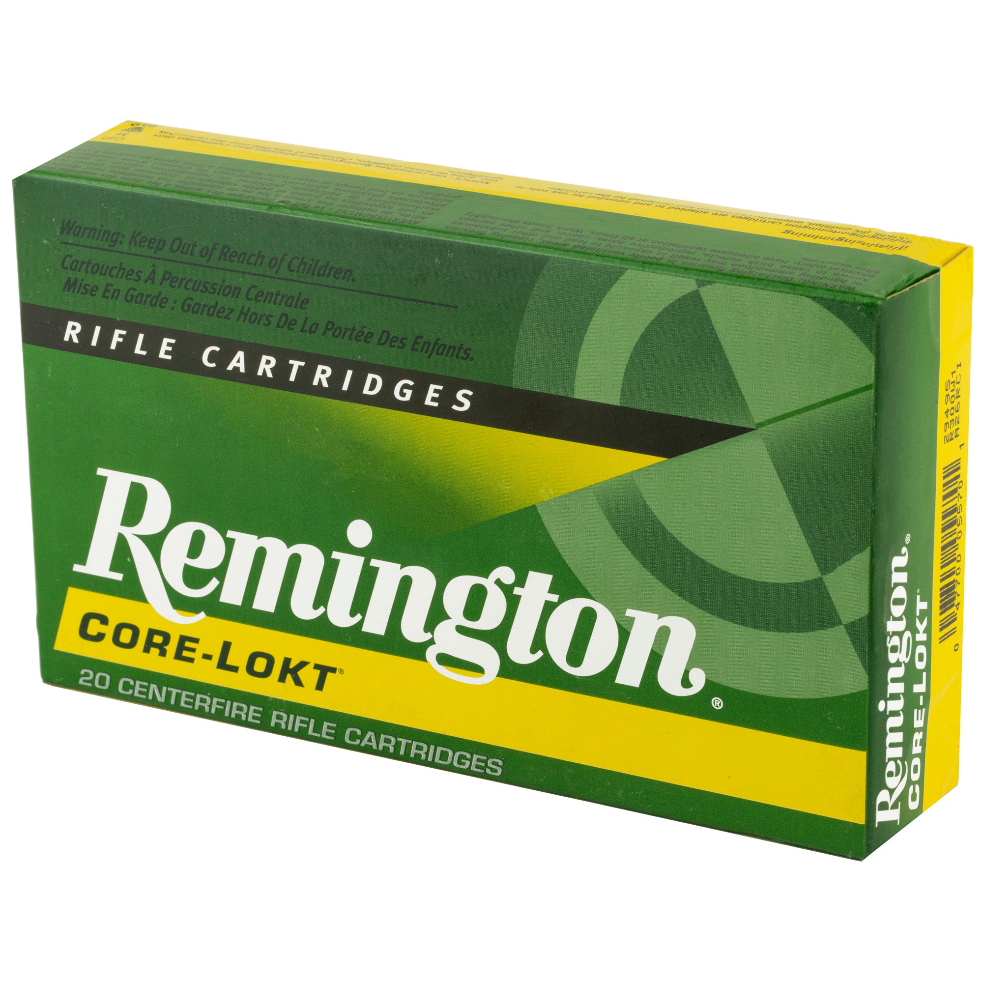 Remington Core-Lokt 300 Winchester Magnum 150 Grain Pointed Soft Point Ammunition (20 Rounds per Box)