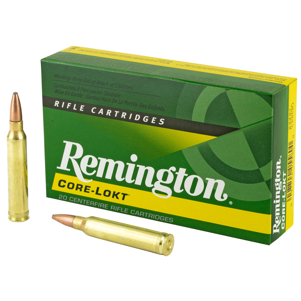 Remington Core-Lokt 300 Winchester Magnum, 180-Grain Pointed Soft Point Ammunition (20 Rounds per Box)