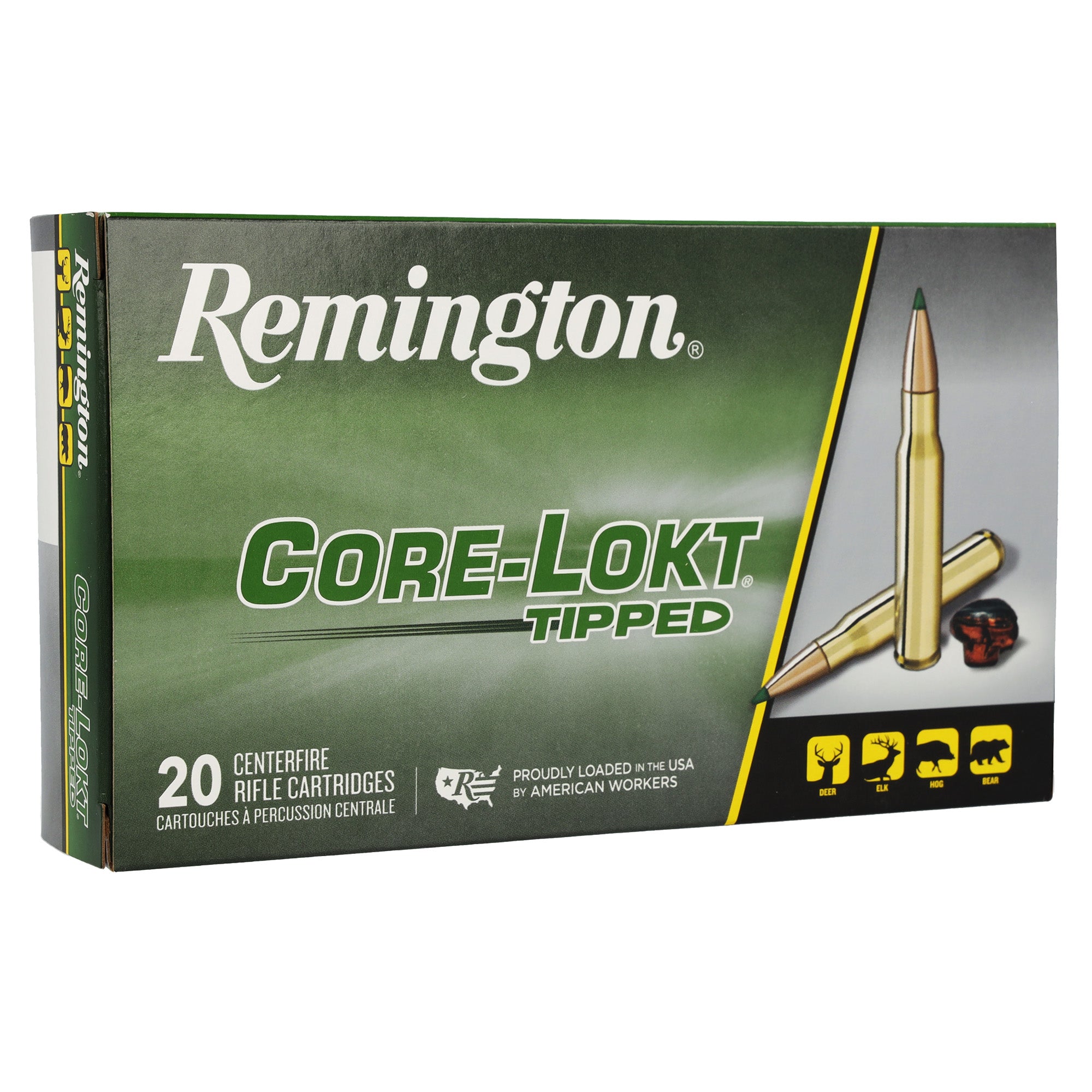 Remington Core-Lokt Tipped 7mm-08 140-Grain Rifle Ammunition - Box of 20