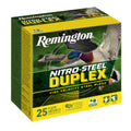 Remington Nitro Steel Duplex 12 Gauge Steel Shot Shells – 25 Rounds