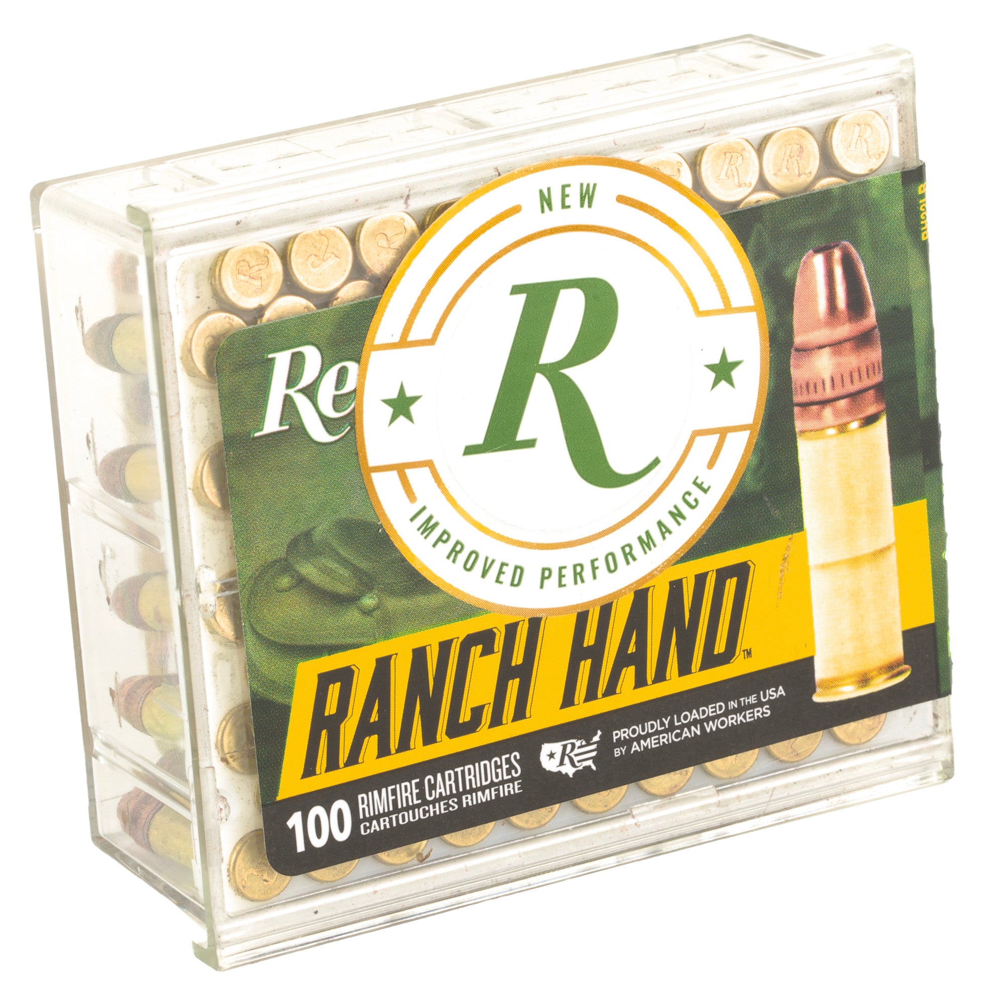 Remington Ranch Hand .22LR 38 Grain Hollow Point Ammunition - 100 Rounds
