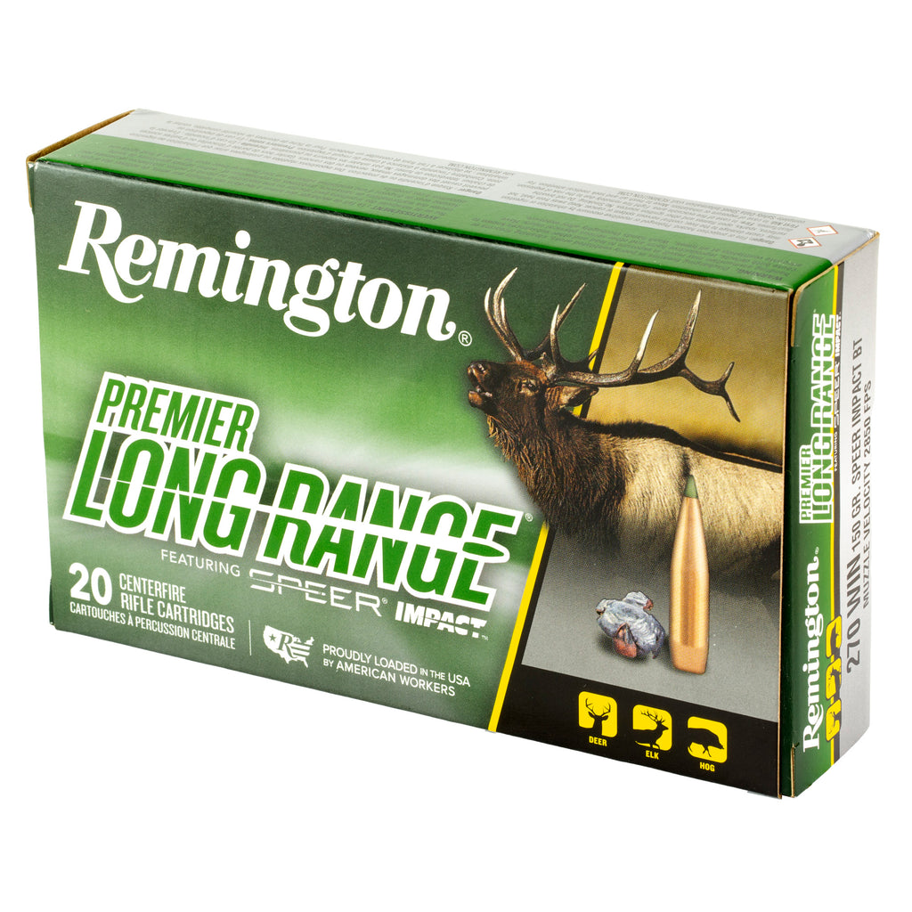 Remington Speer Impact 270 Winchester 150 Grain Polymer Tip Ammunition (20/200)