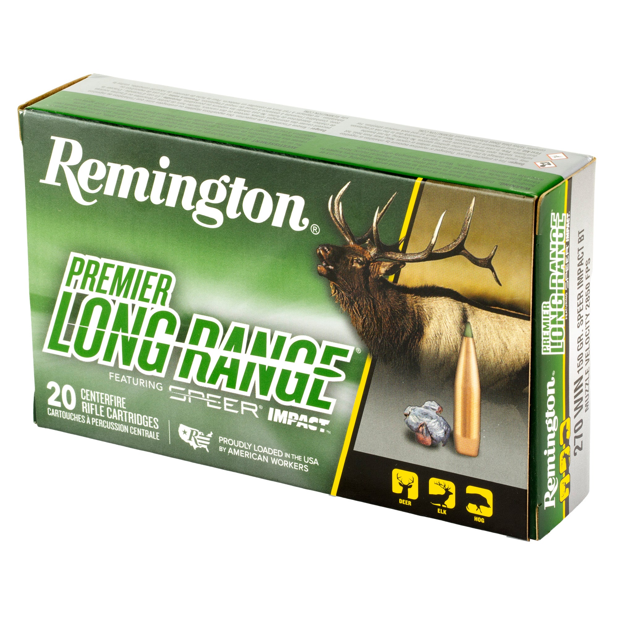 Remington Speer Impact 270 Winchester 150 Grain Polymer Tip Ammunition (20/200)