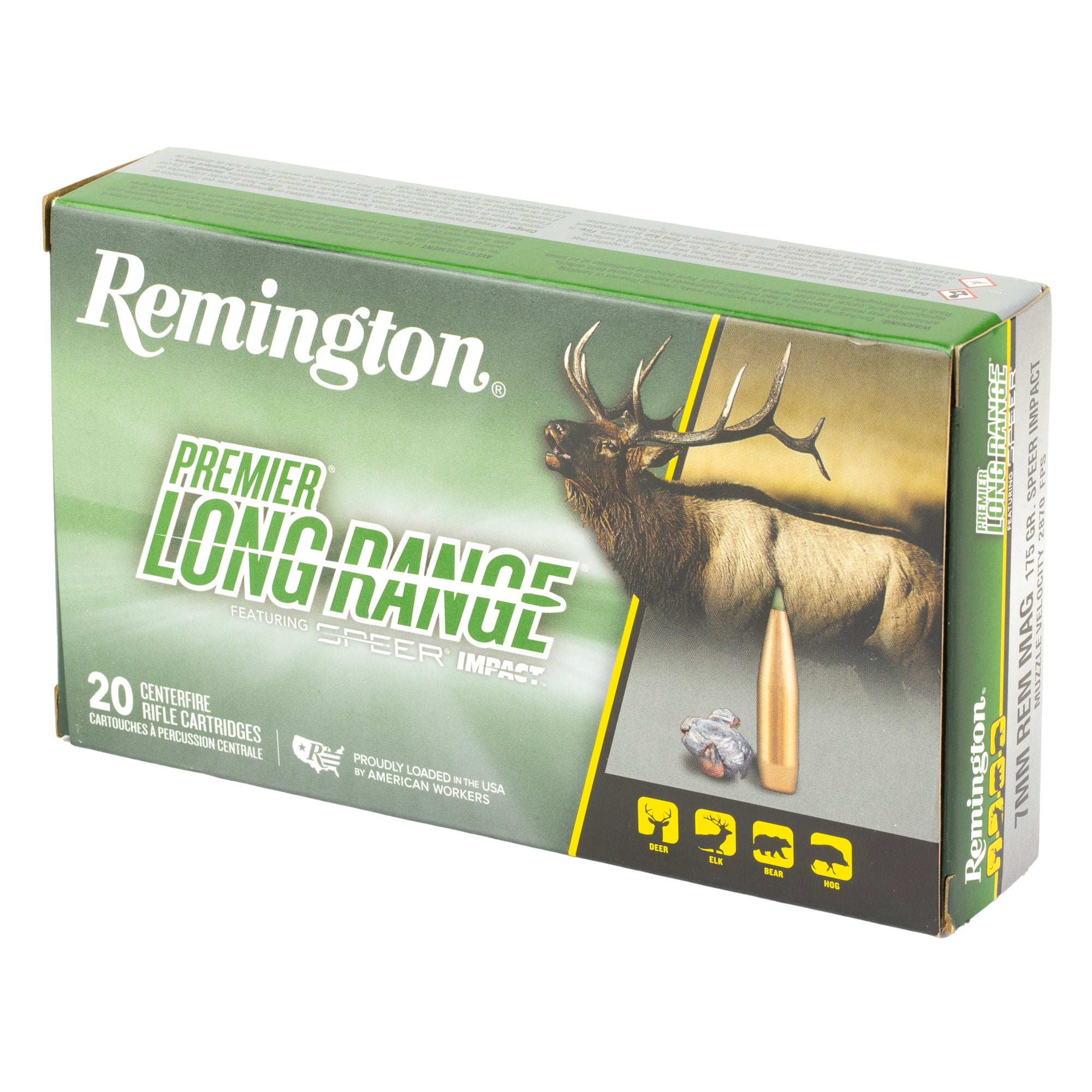 Remington Speer Impact 7mm Remington Magnum 175 Grain Polymer Tip Ammunition (20/200)
