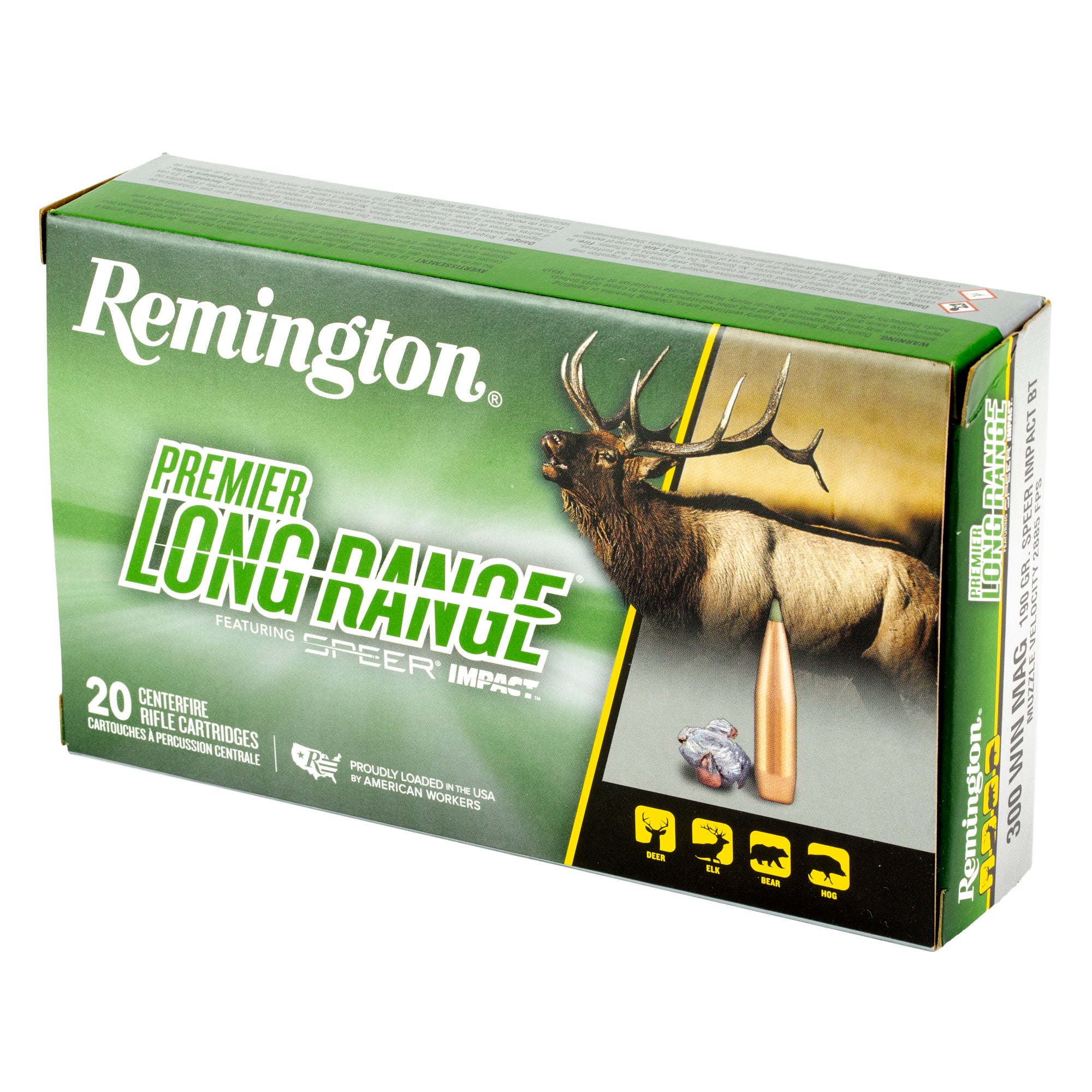 Remington Speer Impact 300 Winchester Magnum 190-Grain Polymer Tip Ammunition (20 Rounds per Box)