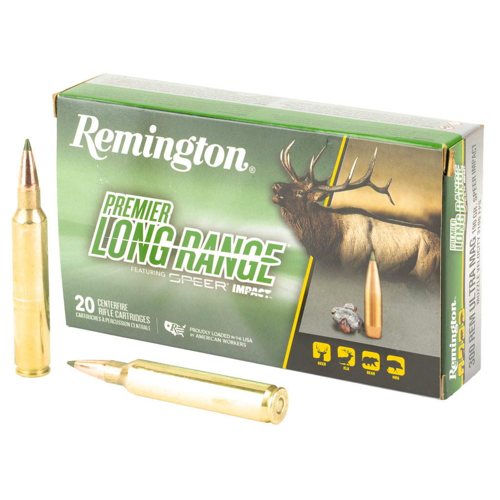 Remington Speer Impact 300 Remington Ultra Magnum 190-Grain Polymer Tip Ammunition (20 Rounds per Box)