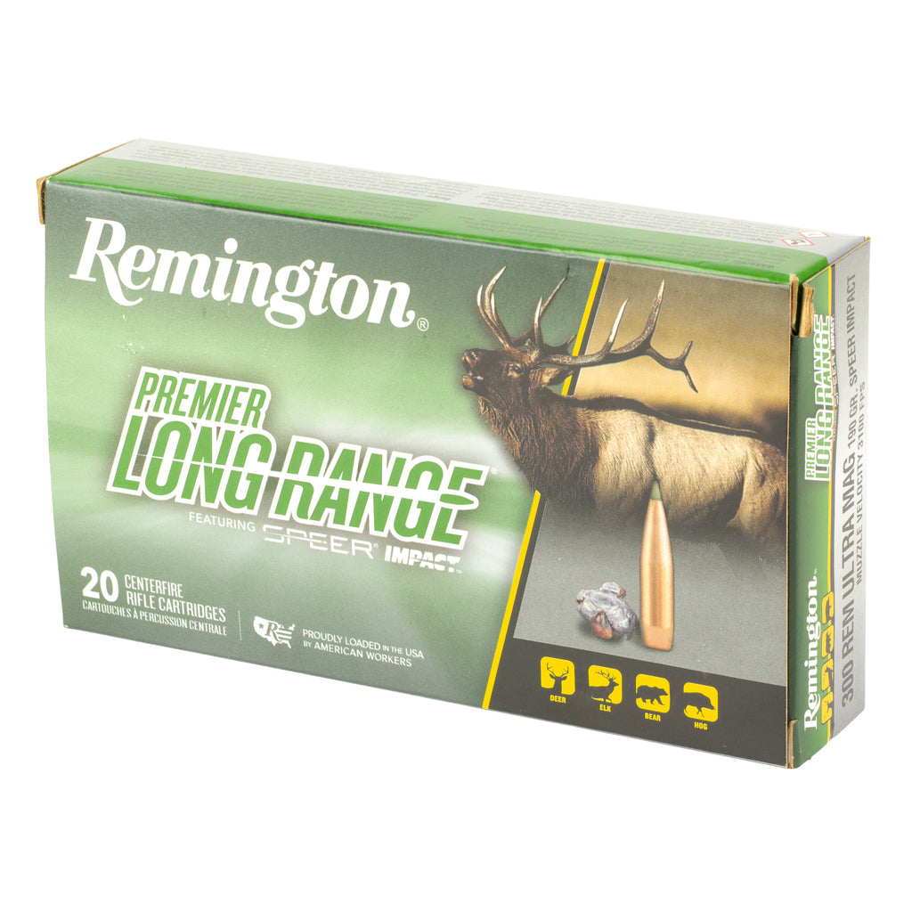 Remington Speer Impact 300 Remington Ultra Magnum 190-Grain Polymer Tip Ammunition (20 Rounds per Box)