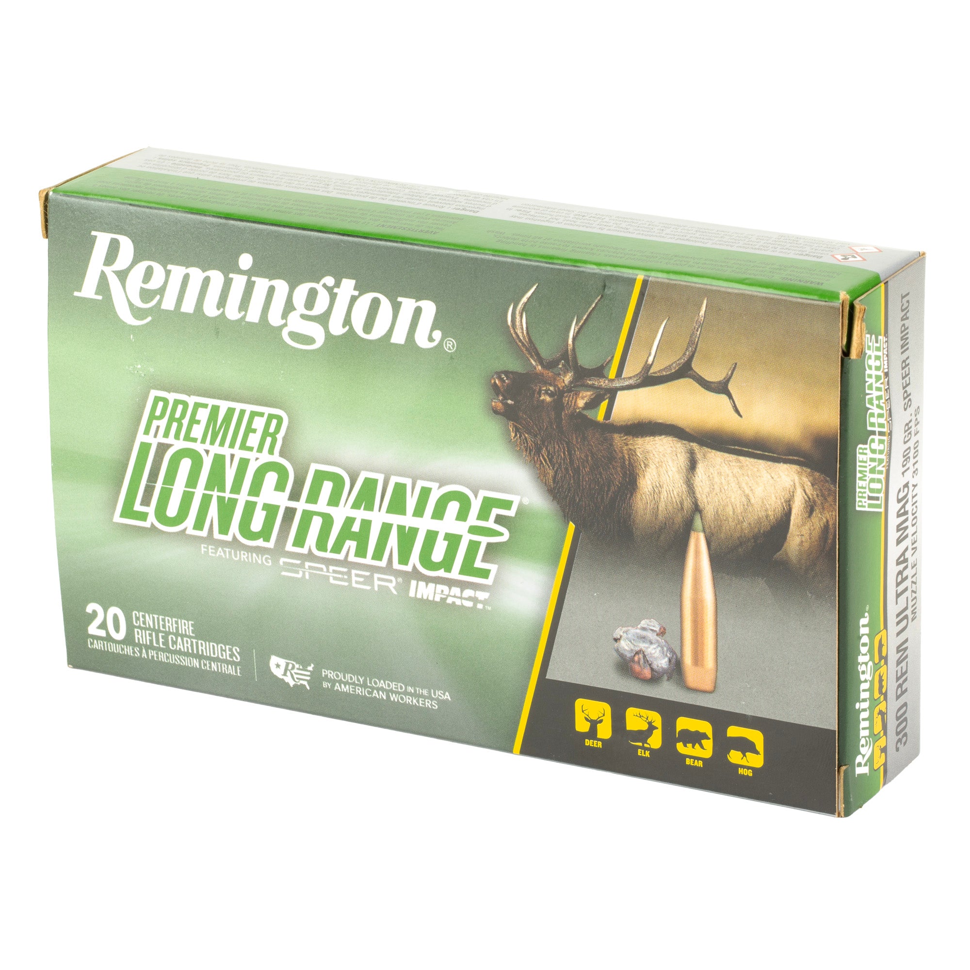 Remington Speer Impact 300 Remington Ultra Magnum 190-Grain Polymer Tip Ammunition (20 Rounds per Box)