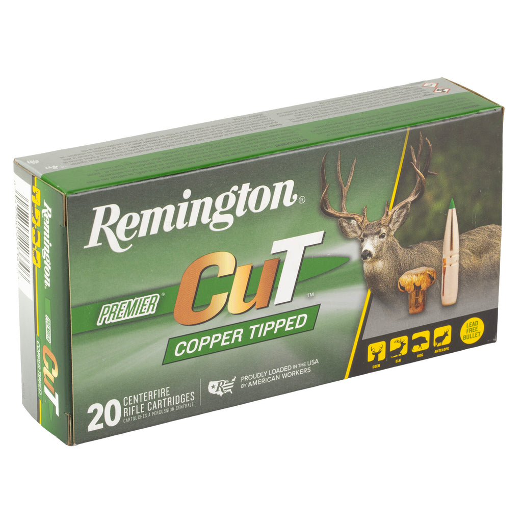 Remington Premier CuT Copper Ammunition for 6.5 Creedmoor - 120 Grain, 20 Rounds per Box