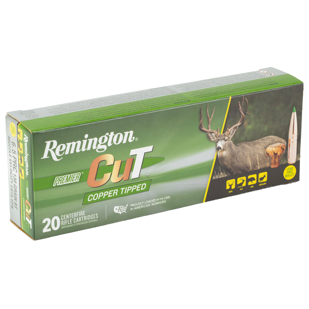 Remington Premier CuT Copper Bullet for 6.5 PRC - 130 Grain, Box of 20