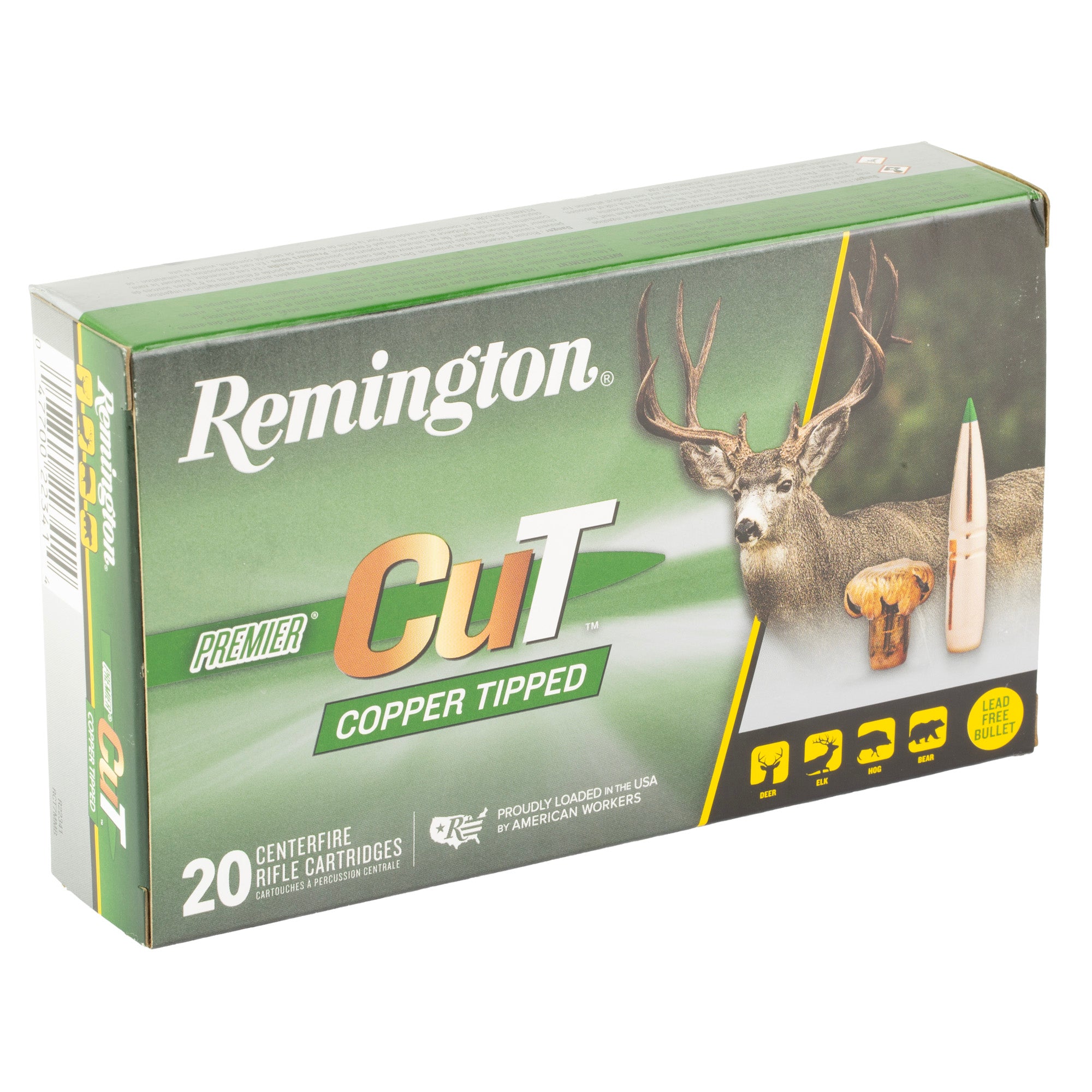 Remington Premier CuT 7mm Remington Magnum Copper Bullet – 150 Grain, Box of 20