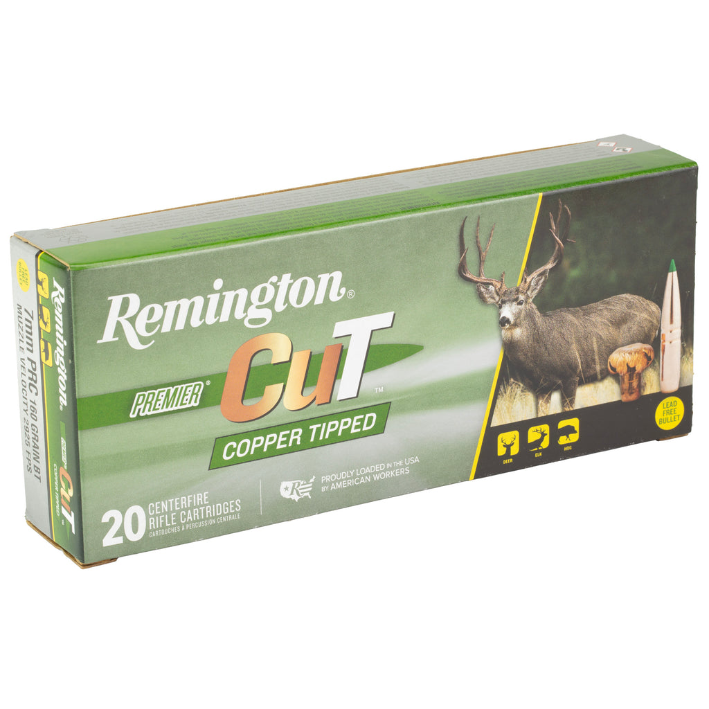 Remington Premier CuT Copper Bullet for 7mm PRC – 160 Grain, Box of 20