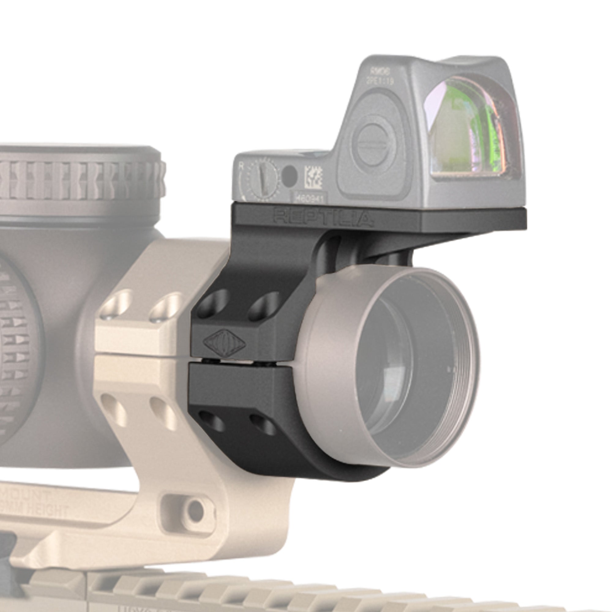 Reptilia ROF-SAR 34mm Ring for RMR & SRO Optics in Black