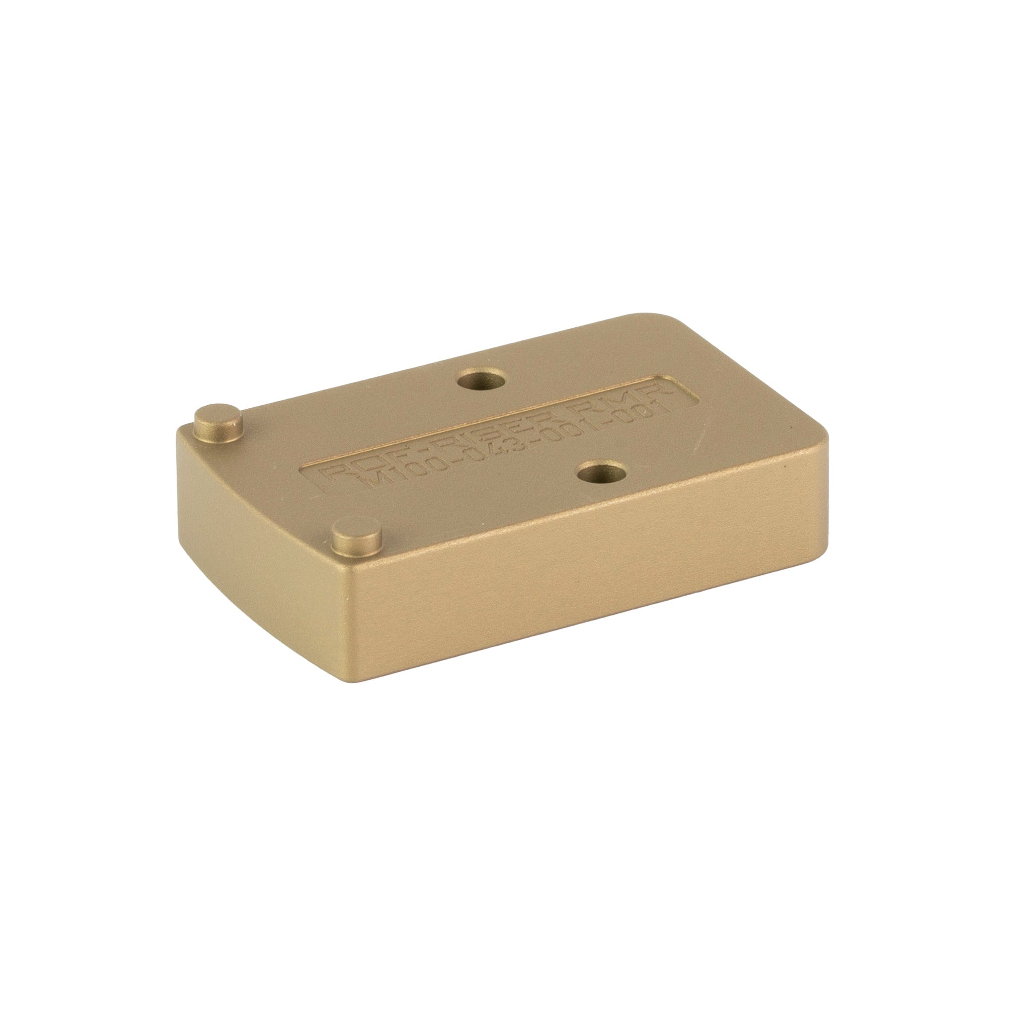 Reptilia ROF 10mm RMR Riser Flat Dark Earth - Extended Mounting for Tall Turrets and Large Scope Bellies