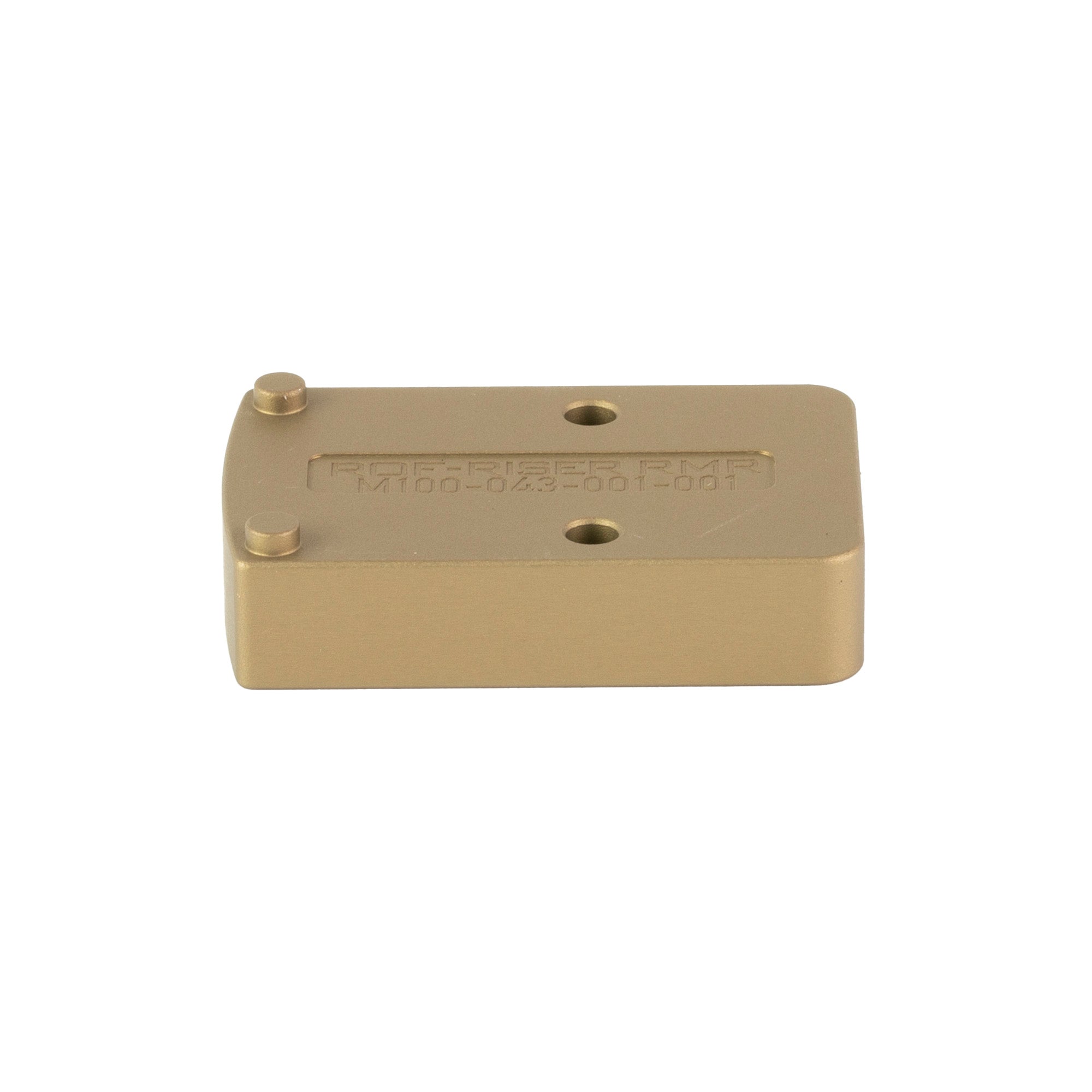 Reptilia ROF 10mm RMR Riser Flat Dark Earth - Extended Mounting for Tall Turrets and Large Scope Bellies