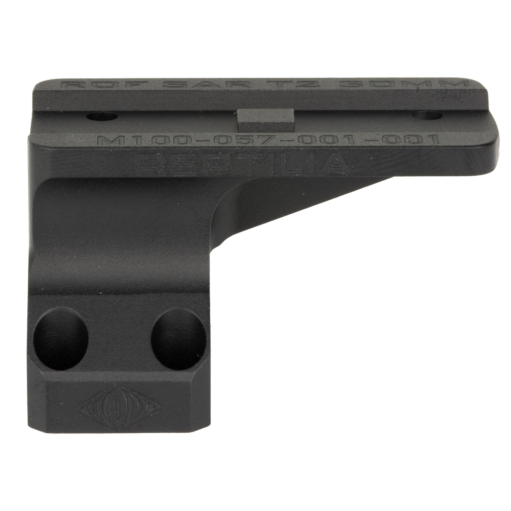 Reptilia ROF-90 30mm Mounting Ring with 90-Degree Top Rail for Aimpoint Micro (Black)